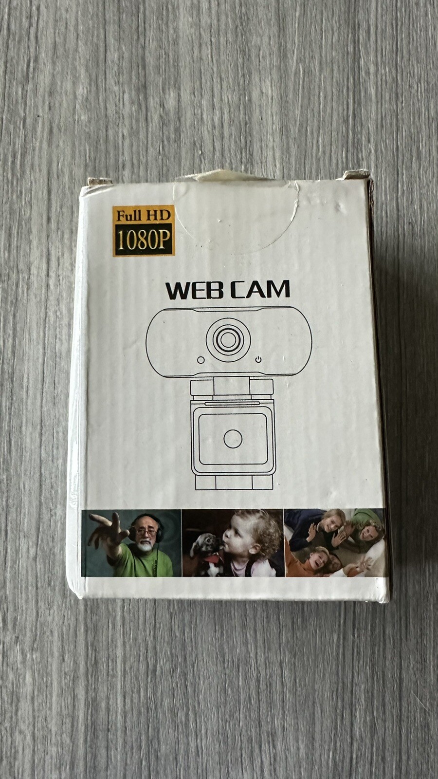 WEBCAM FULL HD 1080P W/ MICROPHONE STREAMING BLACK-image
