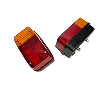 FANALI FARI FRECCE COMPLETO POSTERIORI PER PIAGGIO APE CAR P2 ANNI 1967-1974