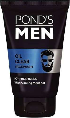 Ponds Men Oil Clear Face Wash (100gm) Icy Fressness With Cooling Menthol / FS
