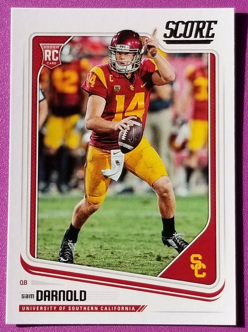2018 Score Rookie Card Sam Darnold RC #349 New York Jets Superstar Quarterback
