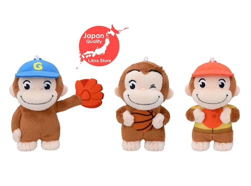 George Pig Raro Raro Curioso George Mascotte Playing Ver. Set Di 3 Dal Giappone 10cm | eBay