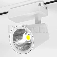 Modern LED Track Light White 30W 3000K 3100LM COB Office Home Studio Showroom
