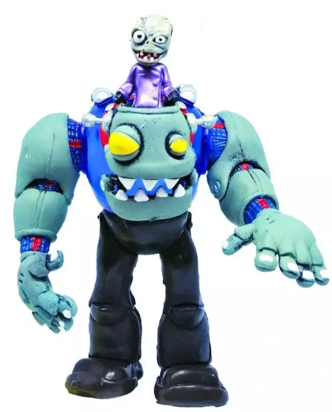 Zombie Plants Vs Zombies 7 hard plastic Mexican action toy figure