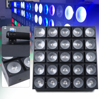 25-LED 3-In-1 Beam COB Blinder Stage Effect Lighting Disco Lamp RGB DMX DJ