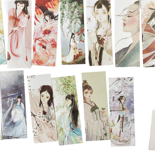 Bookmark Asian Women Beauty Is Like A Mist Anime Set of 29 5.75" x 2 " - Picture 6 of 9