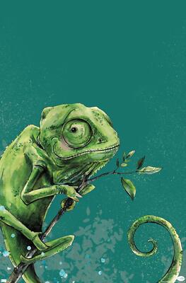 Snowtap - Chameleon Photobomb - Poster