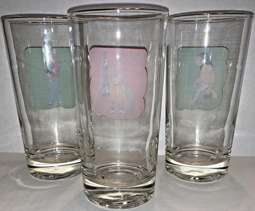 Vasos altos adornos dorados barware dibujos animados The Work Bowling Team - Imagen 10 de 12
