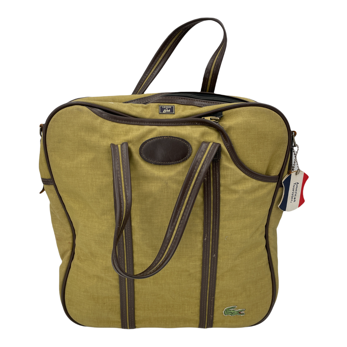 Vintage Lacoste By Lark Carry On Bag Travel Luggage Brown 1960s | eBay