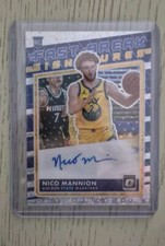 2020-21 Panini Donruss Optic NBA Mannion Golden State Warrions Auto Fast Break