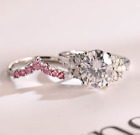 2.5 Ct Engagement Ring Set Bridal Sets Anniversary Gift for Women Promise Ring