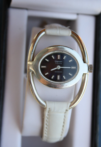 GIGANDET - Vintage Silver (925) Swiss Women's Mechanical Watch, 17 Jewels 1970. - Picture 2 of 24