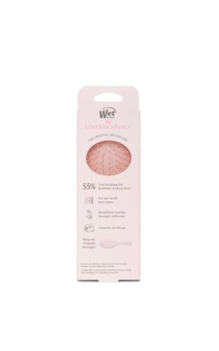 Wet Brush x LoveShackFancy Mini Detangler Hair Brush (IN HAND) English Ivy Pink - Picture 3 of 7
