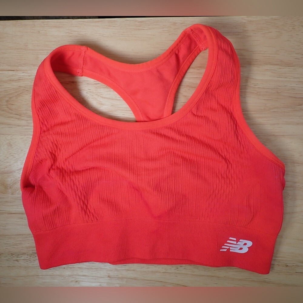 New Balance Sports Bra in orange/coral