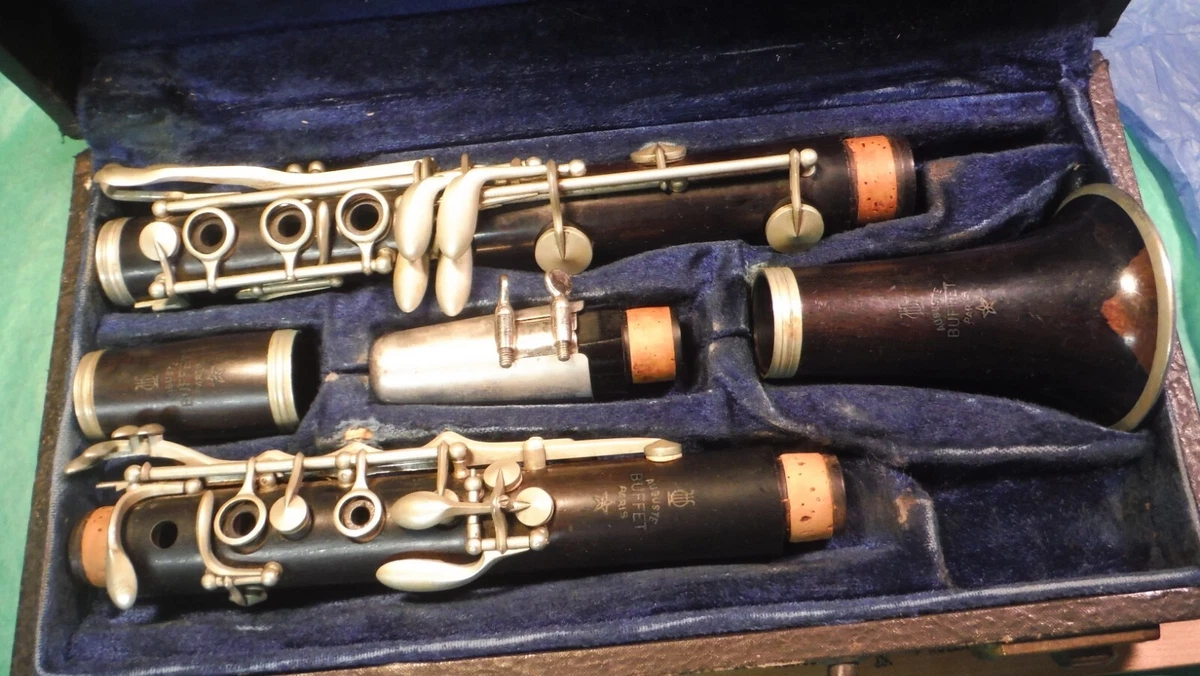 Auguste Buffet Wood Clarinet Paris France Antique c1830-40 BUFFET CLARINET