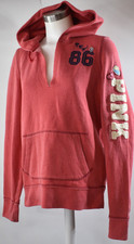 Victoria's Secret PINK Hoodie Sweatshirt Raised Spellout 86 Vintage Y2K Women M