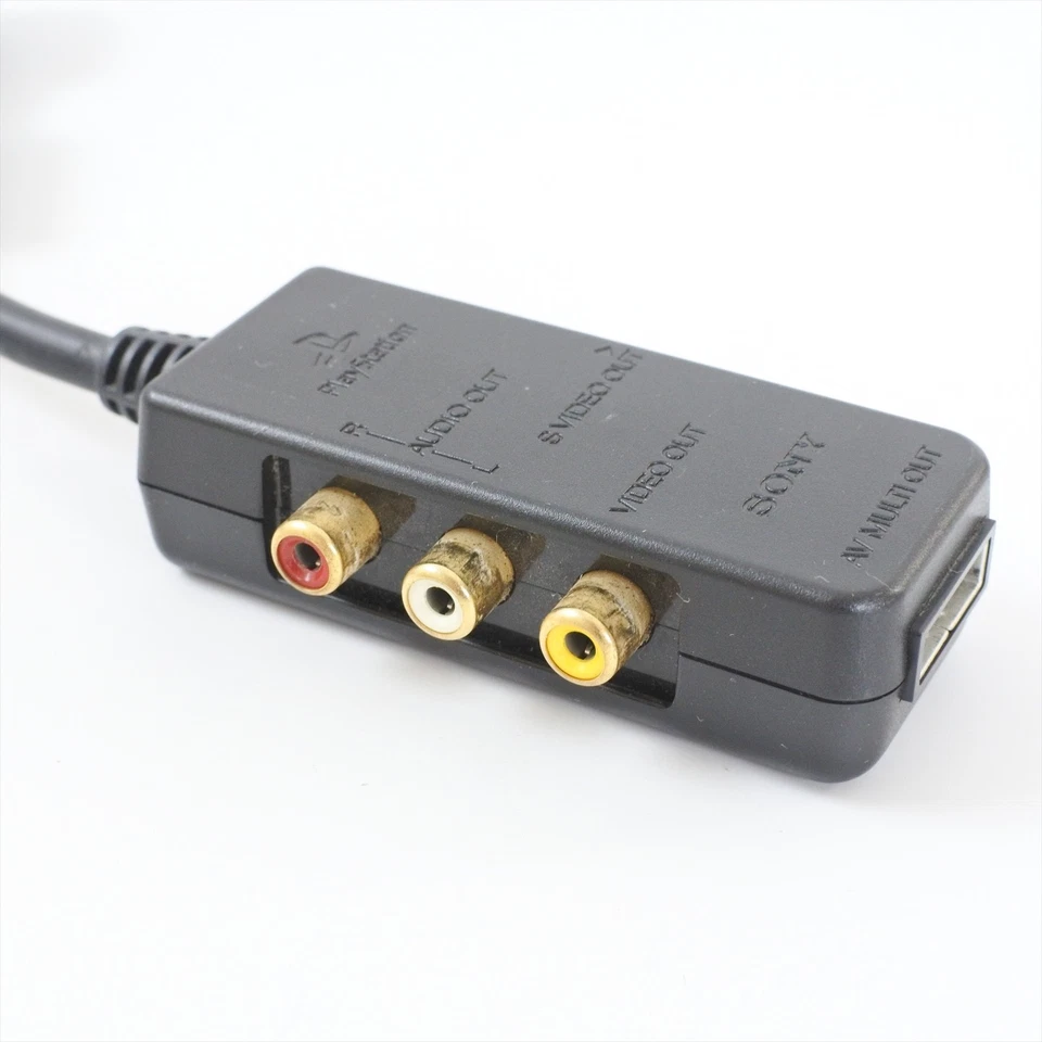 PS2 Official RCA AV ADAPTOR S Terminal SCPH-10130 SONY for Playstation 2 1333 p2 - Image 3 of 4