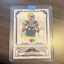 Panini National Treasures 2024 Jordan Love #36  /75 Packers Football