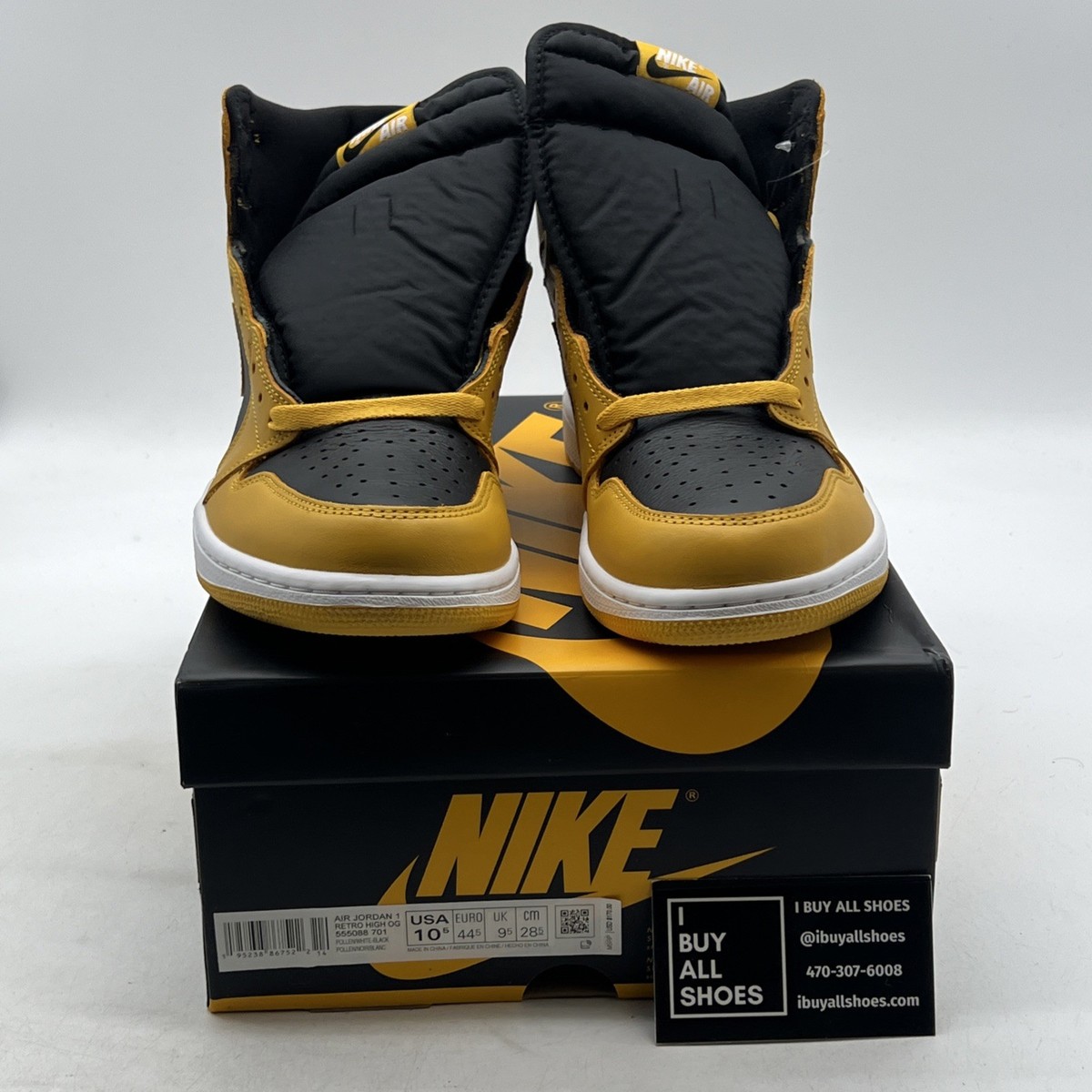 Size 10.5 - Jordan 1 Retro OG High Pollen for sale online | eBay