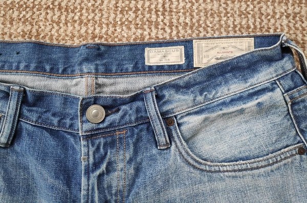 Men ALLSAINTS Shorts Blue Denim 34