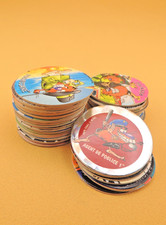 POG - Pogman Officiel - Lot de 32 Pogs Série N°2 - Caps 90's Vintage Toy