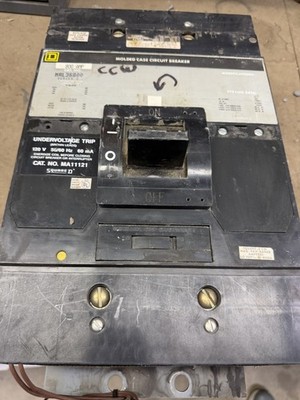 Square D MAL36800 800A 600V 3P 3PH Molded Case Circuit Breaker