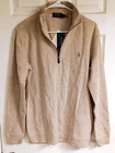 Polo Ralph Lauren Estate-Rib Quarter-Zip Pullover Oatmeal Size L/Large NWT