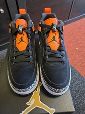 Nike Air Jordan Spizike Low GS Black Starfish White UK 5.5 EU 38.5 FQ3950-008