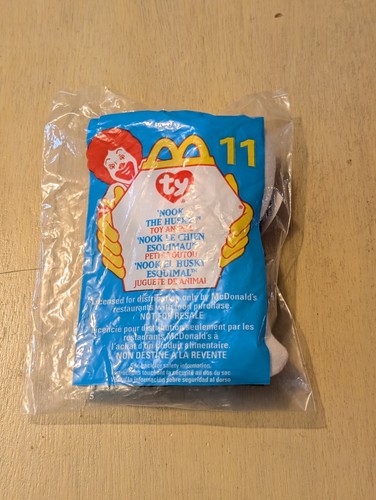 Vintage 1999 McDonald’s TY Beanie Baby Nook The Husky #11 NEW - Picture 1 of 5