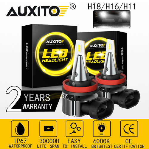 2X H11 H8 H9 LED Headlight Fog Light Conversion Kit Bulbs High Power 6000K 100W - Picture 1 of 10