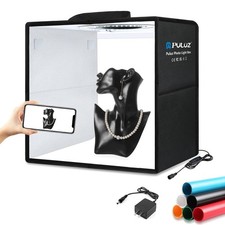 PULUZ Light Box Photography, 12"x12" Professional Dimmable 12 12 Inch, Black