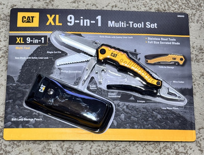 CD10枚セット Obie Trice 13 Cats など CAT XL 9 IN 1 MULTI TOOL SET KNIFE BLADE BOTTLE OPENERE SLOTTED