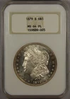 1879-S Morgan Silver Dollar NGC MS64 PL $1