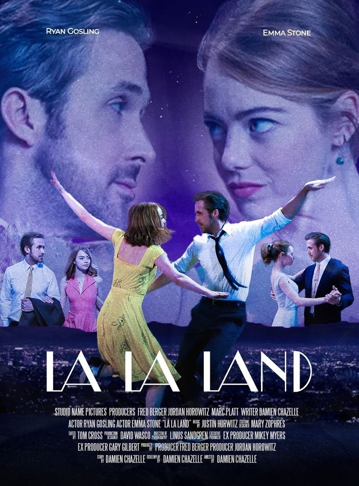 La La Land Movie Poster Ryan Gosling Emma Stone Musical Wall Art Decor |  eBay