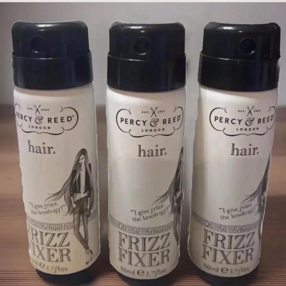 3X PERCY & REED FRIZZ FIXERS HAIR SPRAY OH SO SMOOTH 150ml TOTAL New