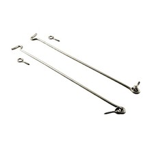 2pcs 10" Window Lock Hook  Eye Door Latch Stainless Steel Cabin Hook with Sc...