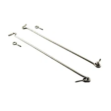 2pcs 10" Window Lock Hook & Eye Door Latch Stainless Steel Cabin Hook with Sc...