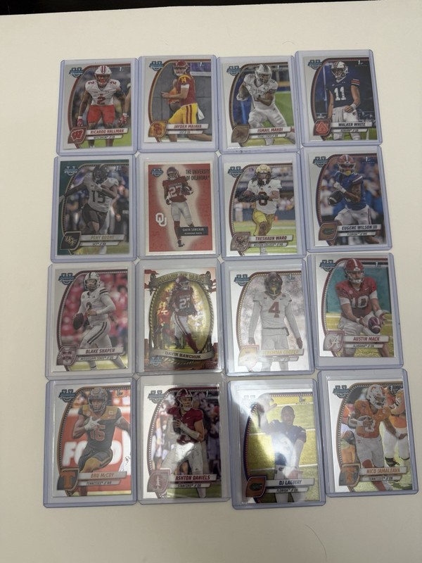 College Football Player Team Lot