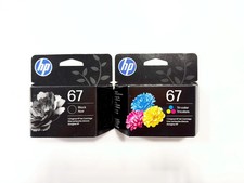 HP 67 Combo Ink Cartridges 67 Black Color NEW GENUINE 3YP29AN