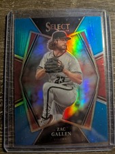 2022 Panini Select - Premier Level Zac Gallen #182 Light Blue Prizm 44/149