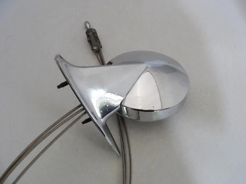 1969 1970 Mopar C Body Driver Side Mirror Chrome Remote Driver Side Rearview