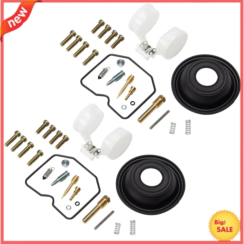 Kit de reparación de carburador diafragma flotador para KAWASAKI Vulcan 500 EN500A 1991-1995 Foto 4 de 4