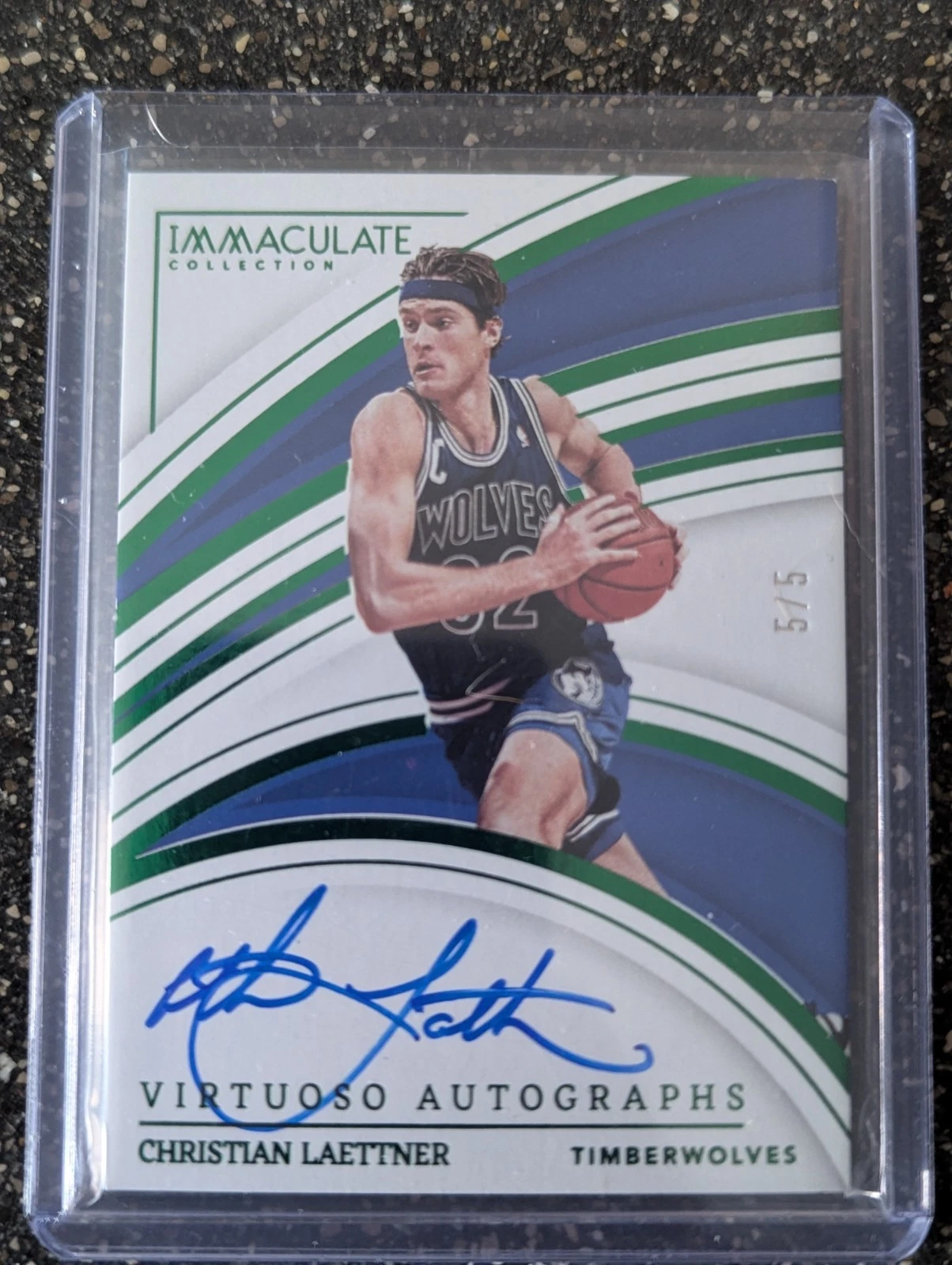 Christian Laettner trading card