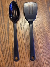 taylor made slotted spoon and spatula black