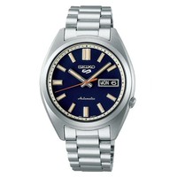Seiko 5 Sports SRPK87K1 Automatik Armbanduhr Edelstahl Band Blau Zifferblatt