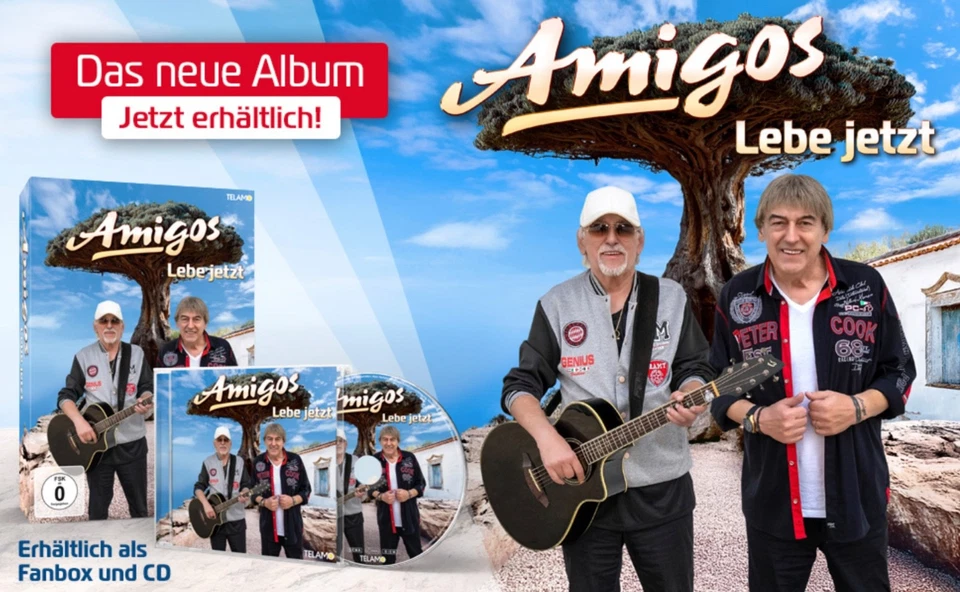 Die Amigos: Lebe jetzt (CD) Neu & OVP - Bild 2 von 2