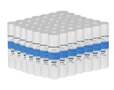 Sediment Melt Blown Water Filters 10x2.5'' Standard 50 Micron 50 Pack