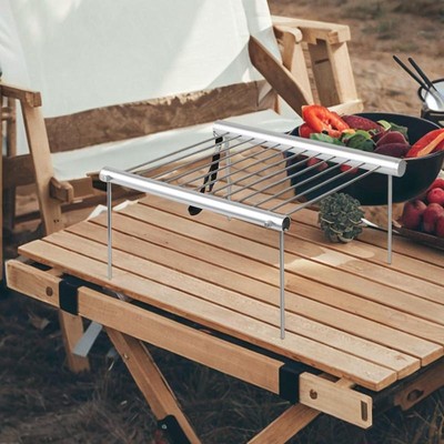 Gefalteter Lagerfeuer Grill Camp Fire Cooking Rack Barbecue Grill Camping Pot