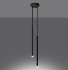 Ceiling light B&Q Sollux Pastelo 2 Bulb Hanging Pipe Spot RRp£59 OPEN BOX