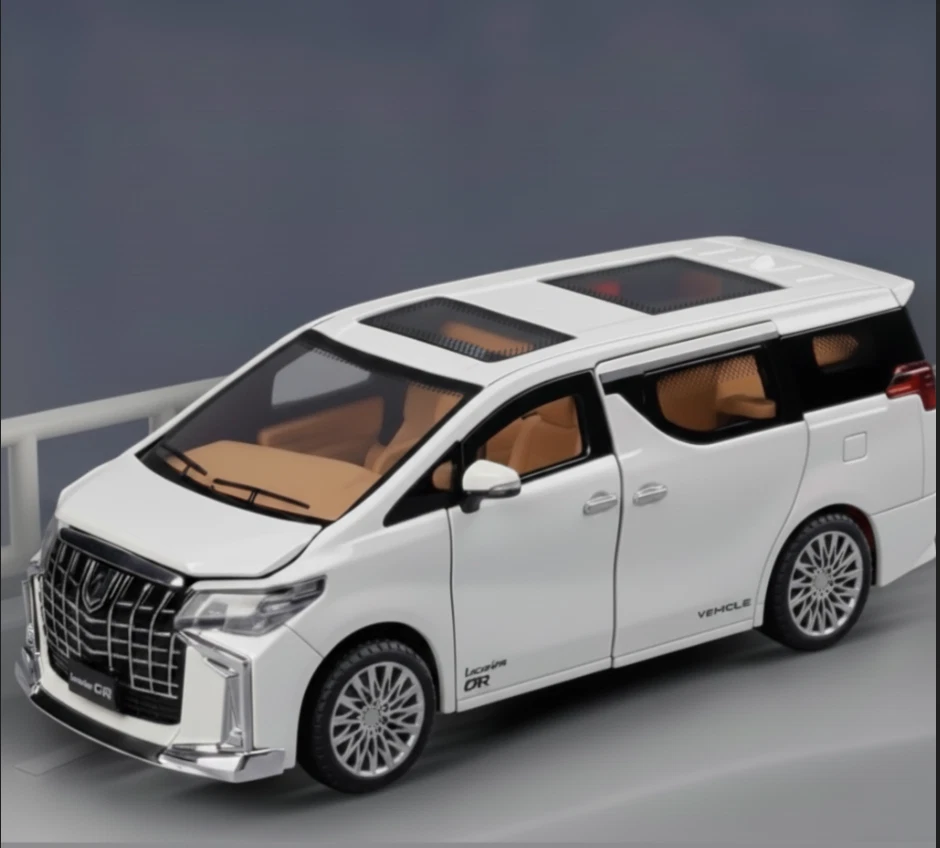 1/32 Toyota Alphard MPV VAN Alloy Children Model Car Diecast Toy Vehicle Sound — 第 2/4 张图片