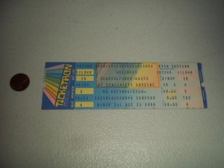 1984 SCANDAL JOHN WAITE CONCERT TICKET STUB